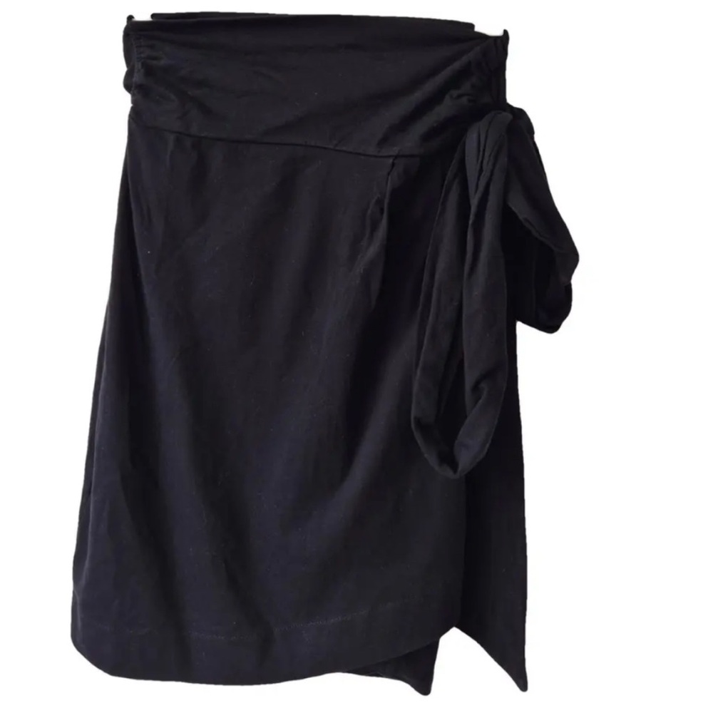 ba&sh Asymmetrical Black Skirt